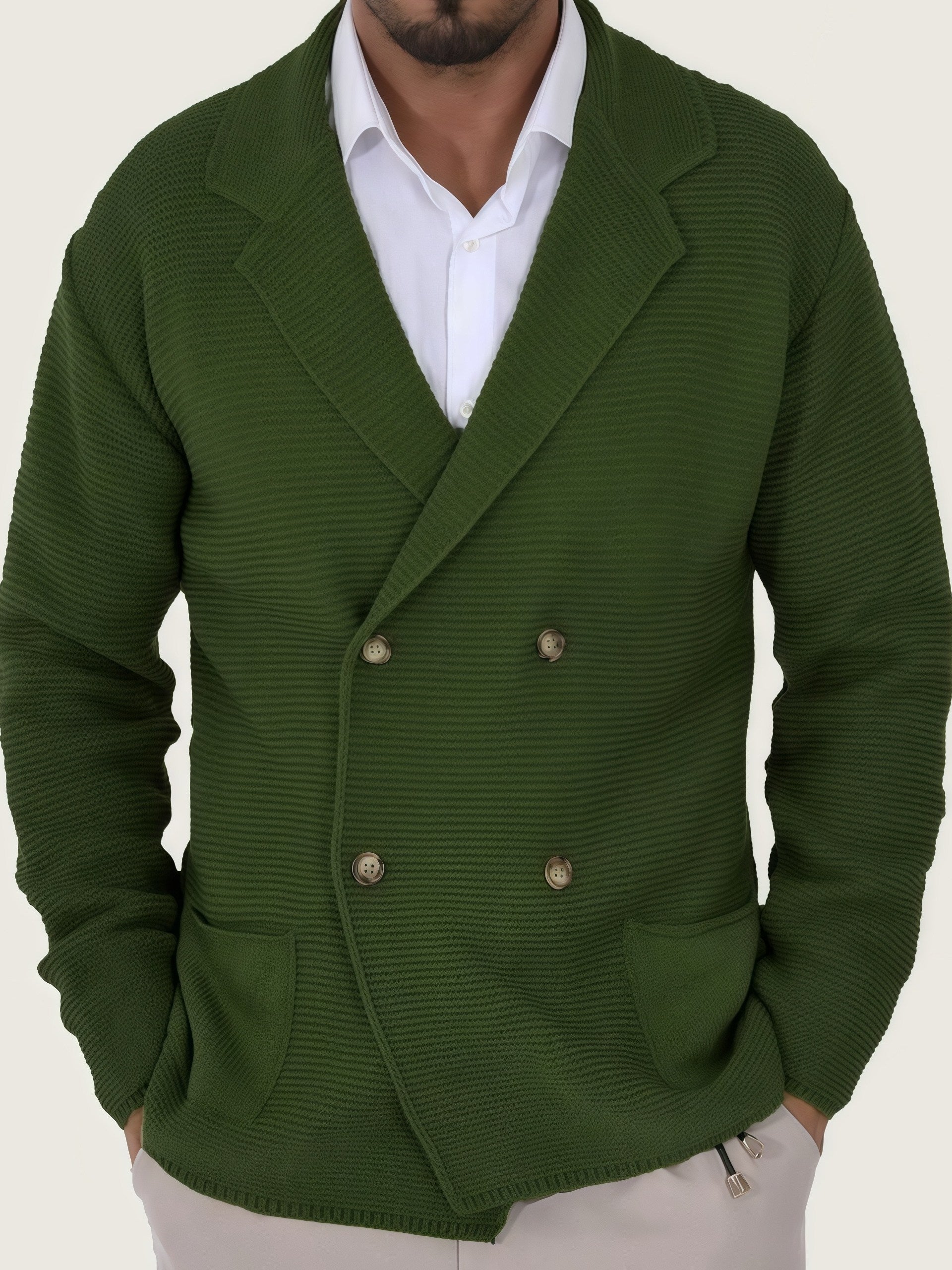 HARRISON OF CALIFORNIA | ELEGANT KNIT CARDIGAN FOR MEN