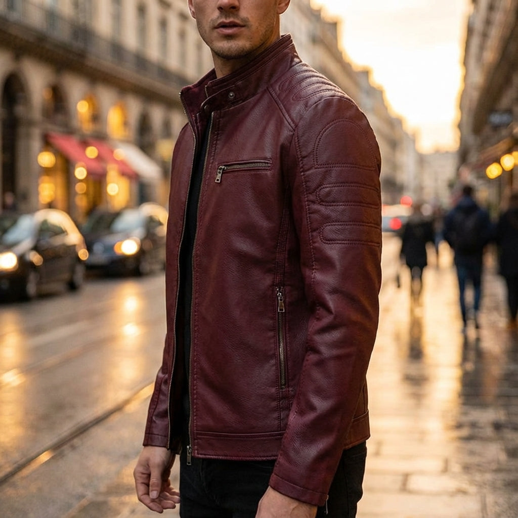 HARRISON OF CALIFORNIA | MOTO STYLE JACKET FOR MEN