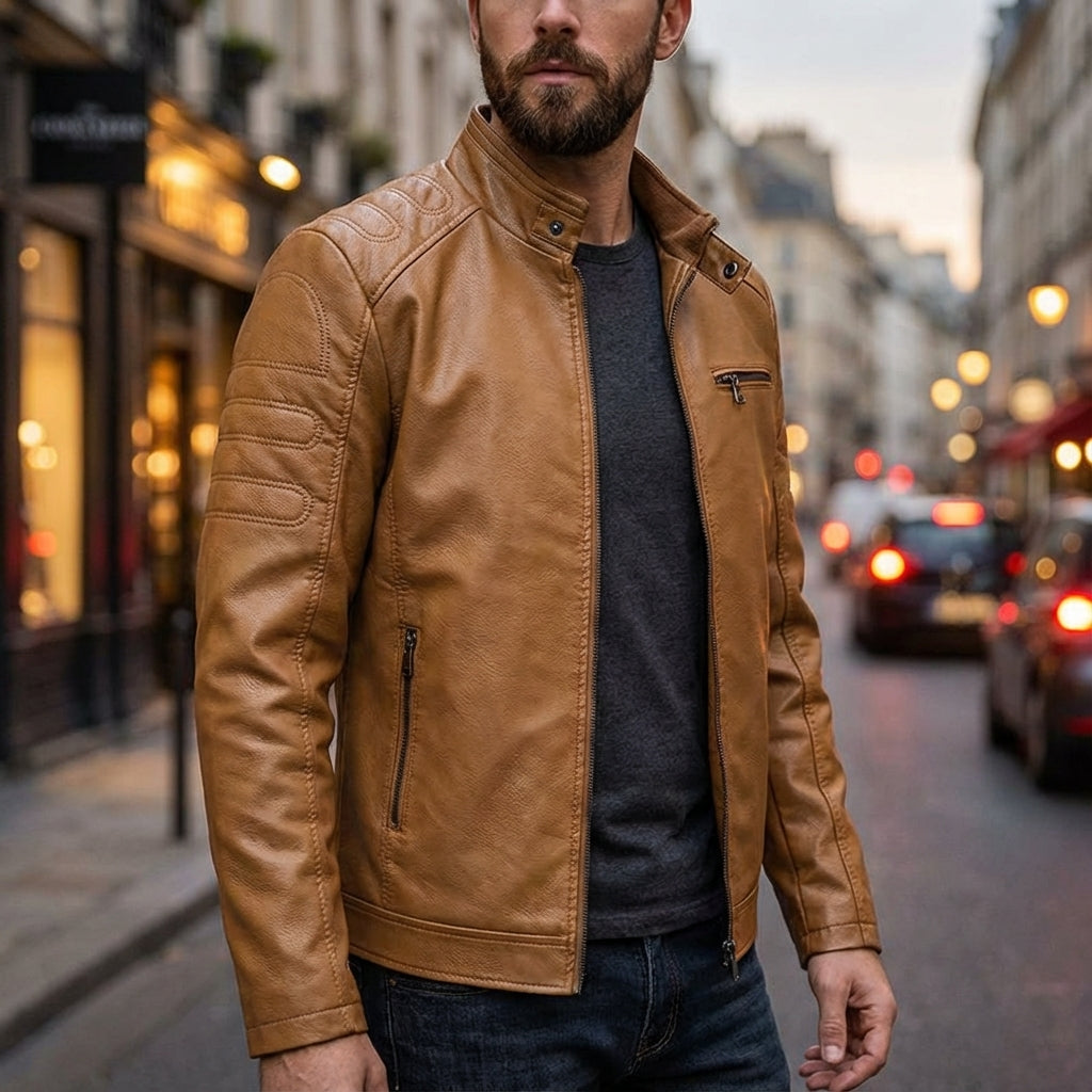 HARRISON OF CALIFORNIA | MOTO STYLE JACKET FOR MEN
