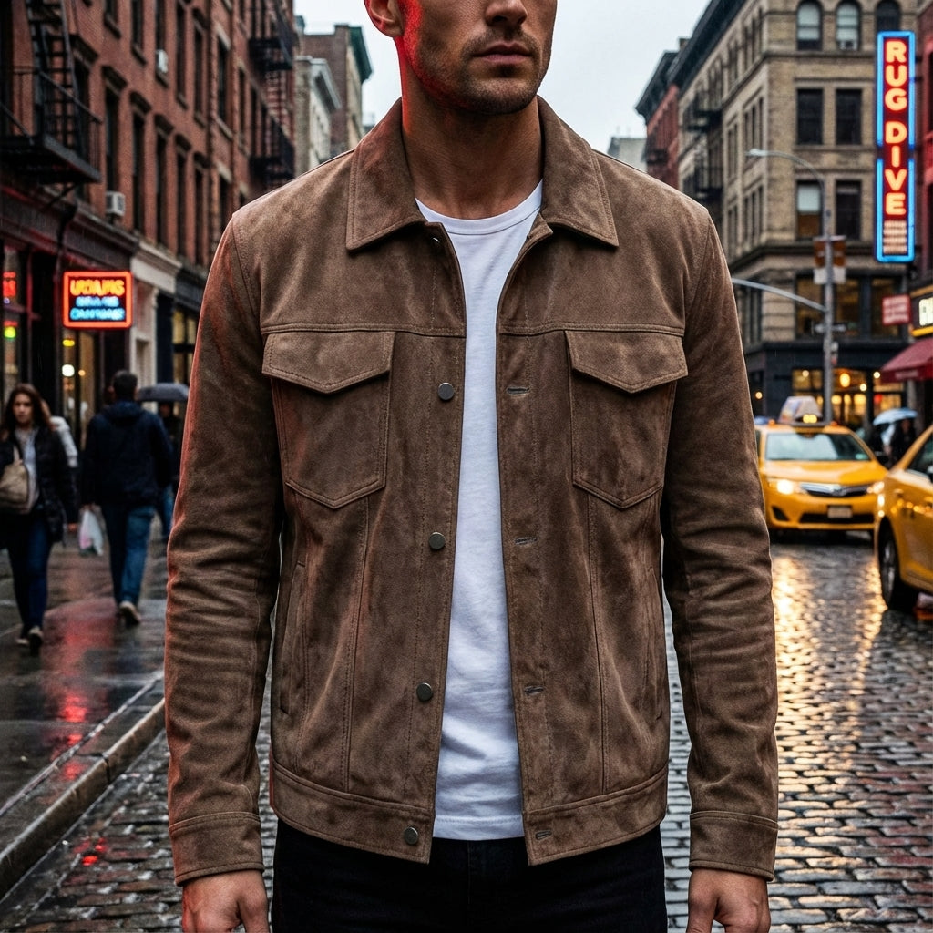 HARRISON OF CALIFORNIA | RETRO WORK JACKET FOR MEN