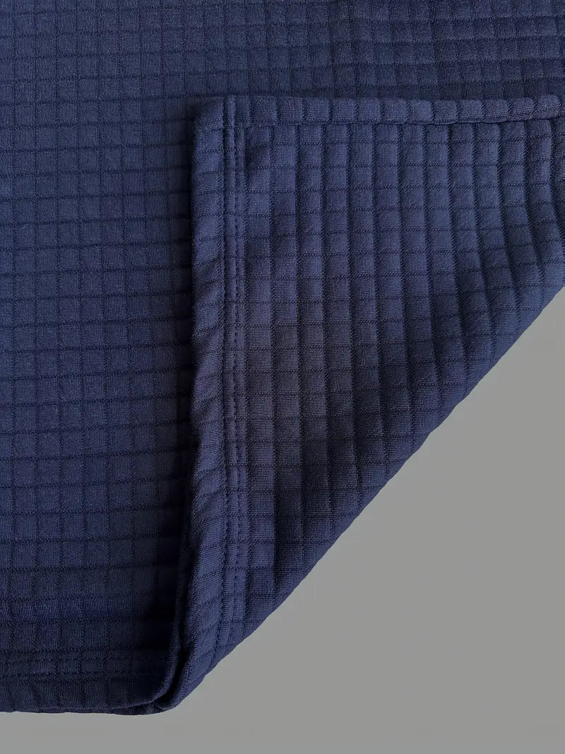 HARRISON OF CALIFORNIA | LONG SLEEVE TEXTURED POLO