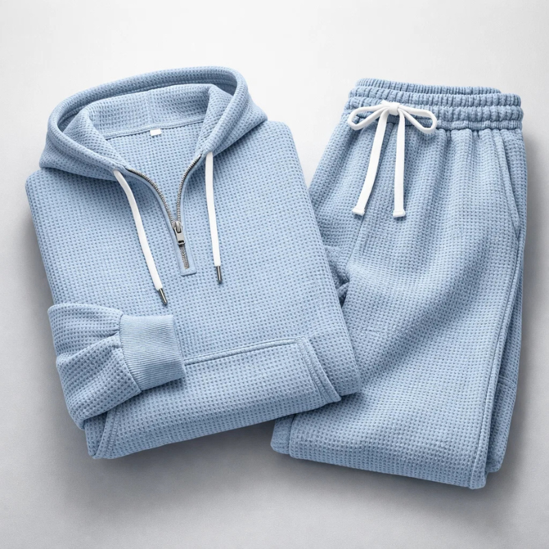 HARRISON OF CALIFORNIA | WAFFLE KNIT SET FOR MEN