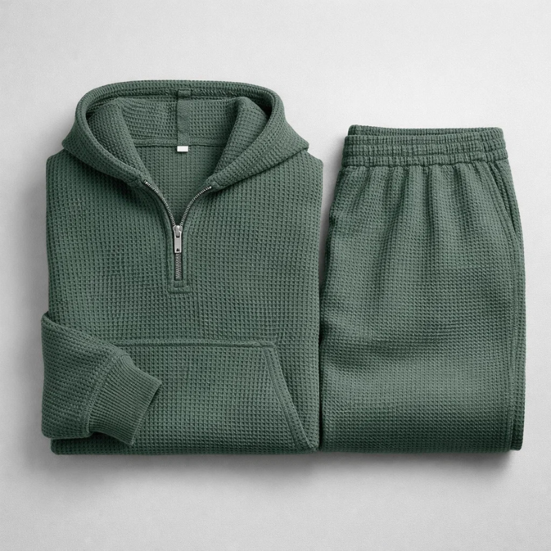 HARRISON OF CALIFORNIA | WAFFLE KNIT SET FOR MEN