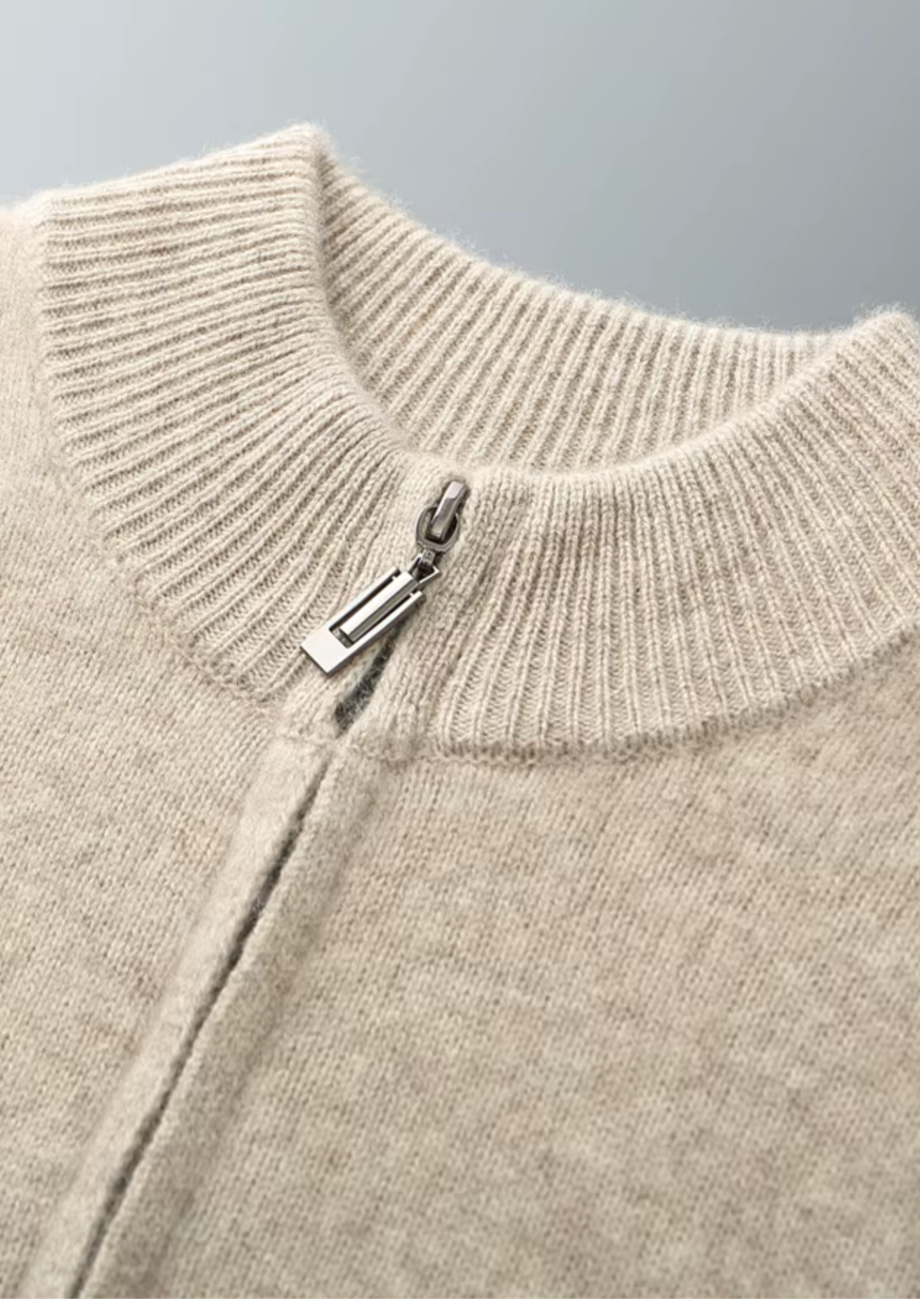 HARRISON OF CALIFORNIA | ZIPPER CARDIGAN FOR MEN
