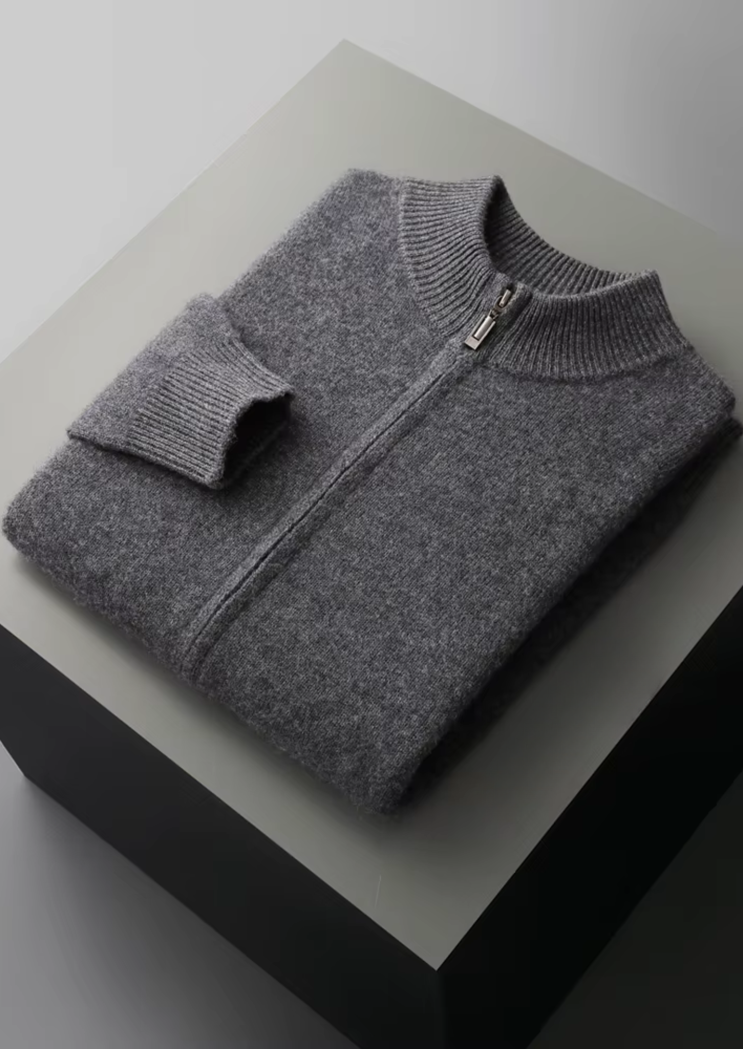 HARRISON OF CALIFORNIA | ZIPPER CARDIGAN FOR MEN