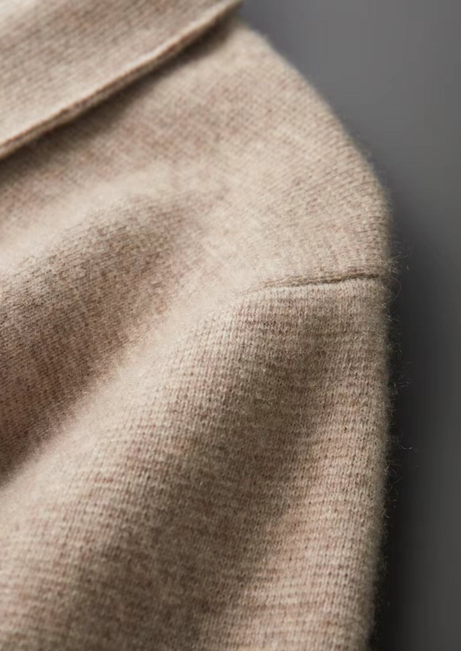 HARRISON OF CALIFORNIA | ZIP POLO CARDIGAN FOR MEN