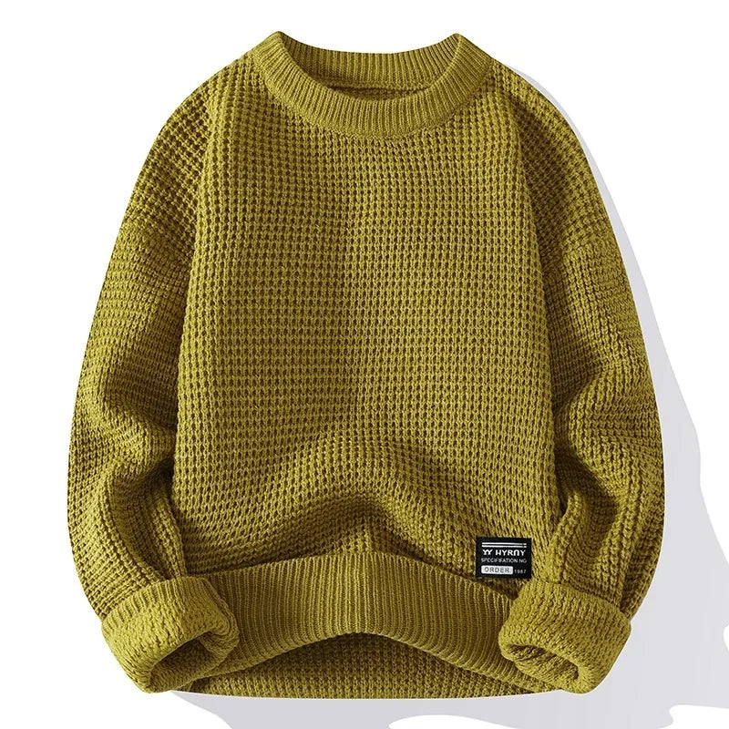 HARRISON OF CALIFORNIA | TEXTURED KNIT SWEATER FOR MEN
