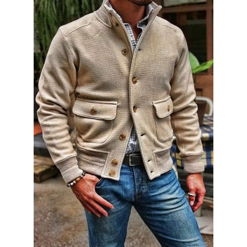 HARRISON OF CALIFORNIA | CLASSIC HIGH COLLAR JACKET FOR MEN