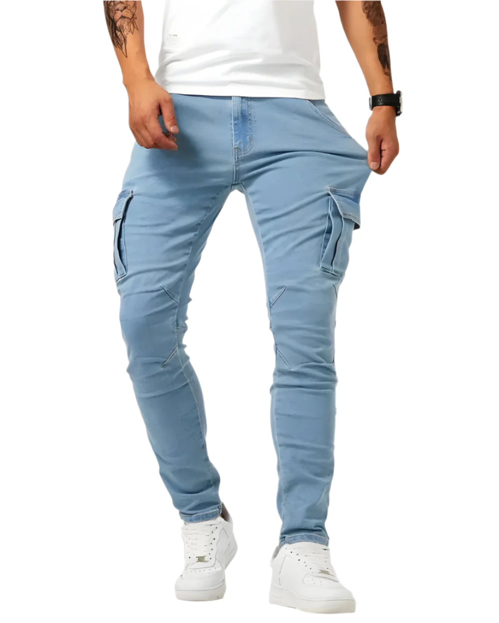 HARRISON OF CALIFORNIA | STRETCH CARGO PANTS FOR MEN