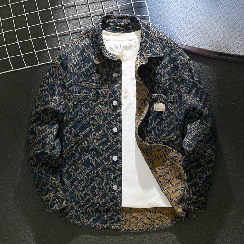 HARRISON OF CALIFORNIA | EMBROIDERED DENIM JACKET FOR MEN