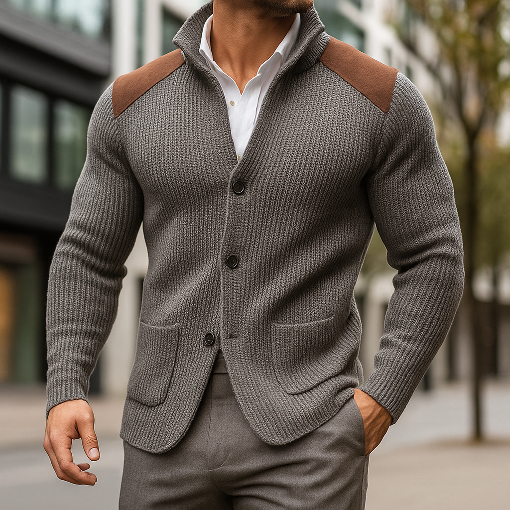 HARRISON OF CALIFORNIA | TEXTURED KNIT BLAZER FOR MEN