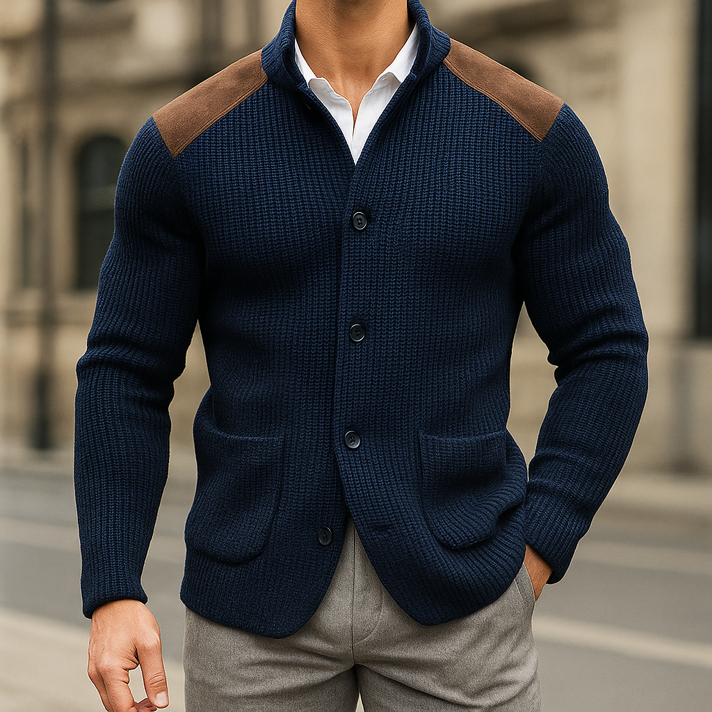 HARRISON OF CALIFORNIA | TEXTURED KNIT BLAZER FOR MEN