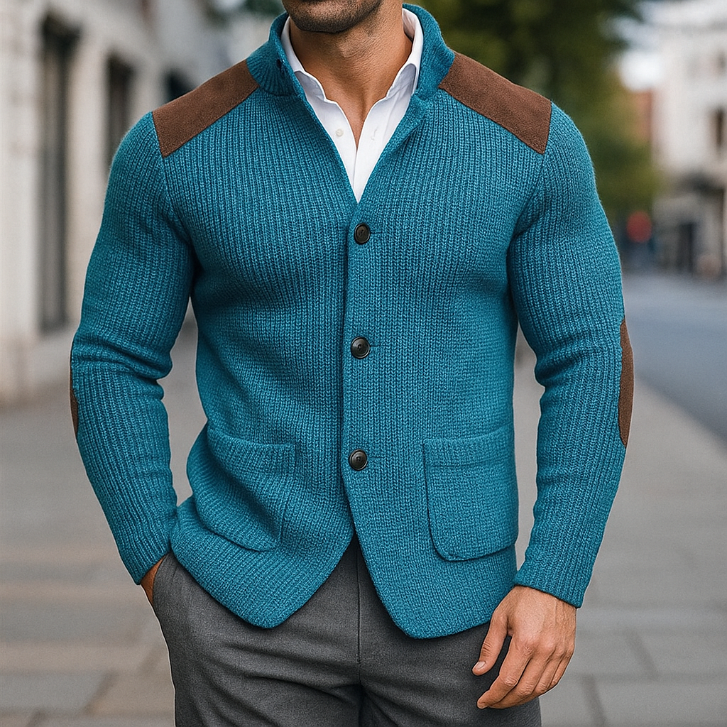 HARRISON OF CALIFORNIA | TEXTURED KNIT BLAZER FOR MEN