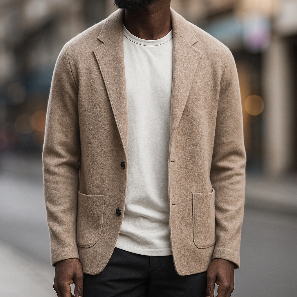 HARRISON OF CALIFORNIA | REFINED KNITTED CARDIGAN FOR MEN