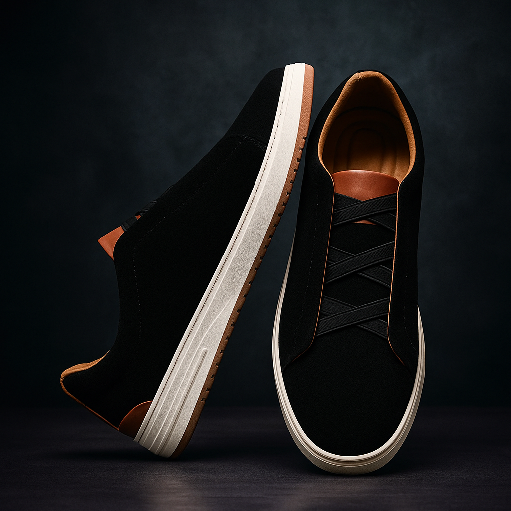 HARRISON OF CALIFORNIA | MEN'S SUEDE SLIP-ON SHOES
