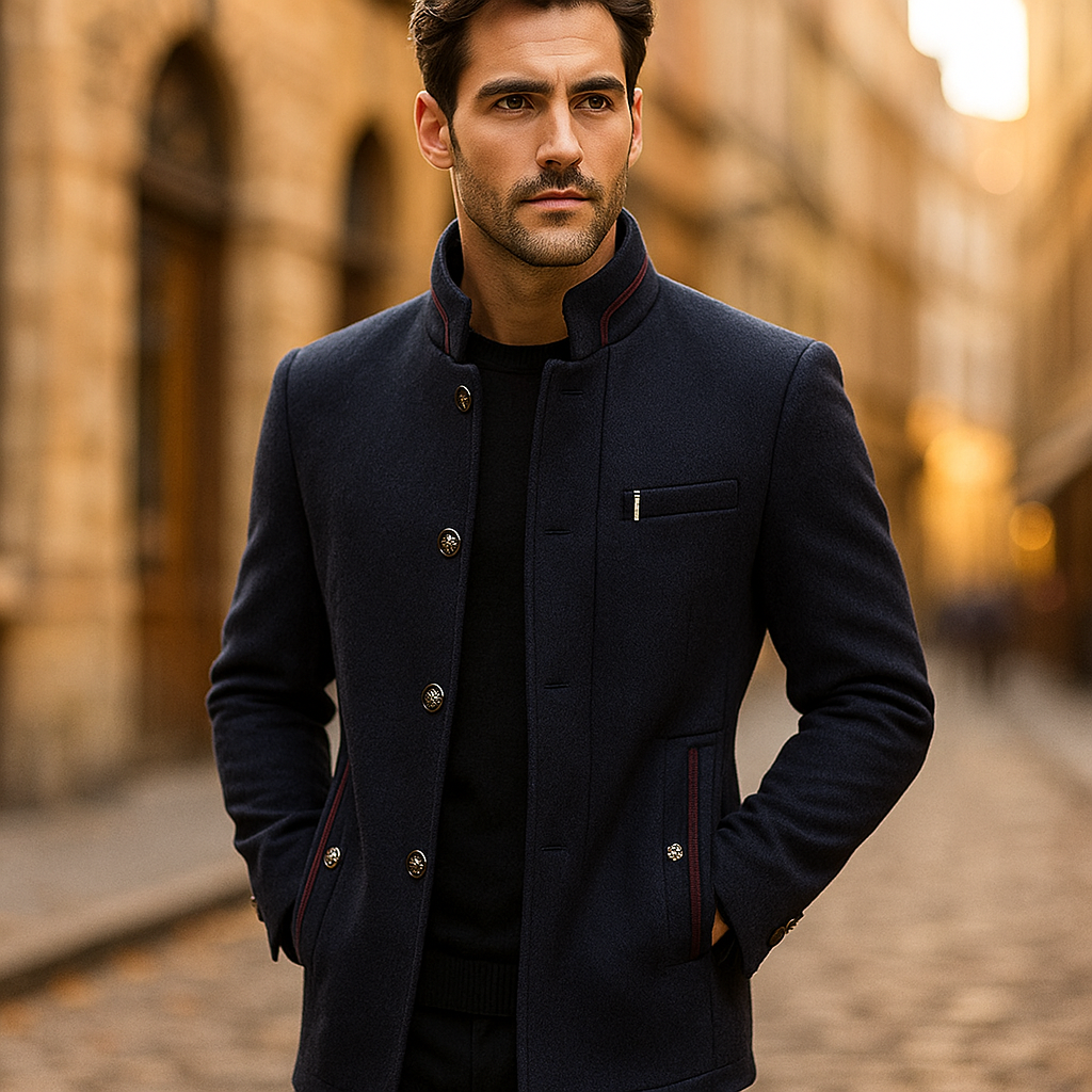 HARRISON OF CALIFORNIA | WOOL BLEND COAT FOR MEN