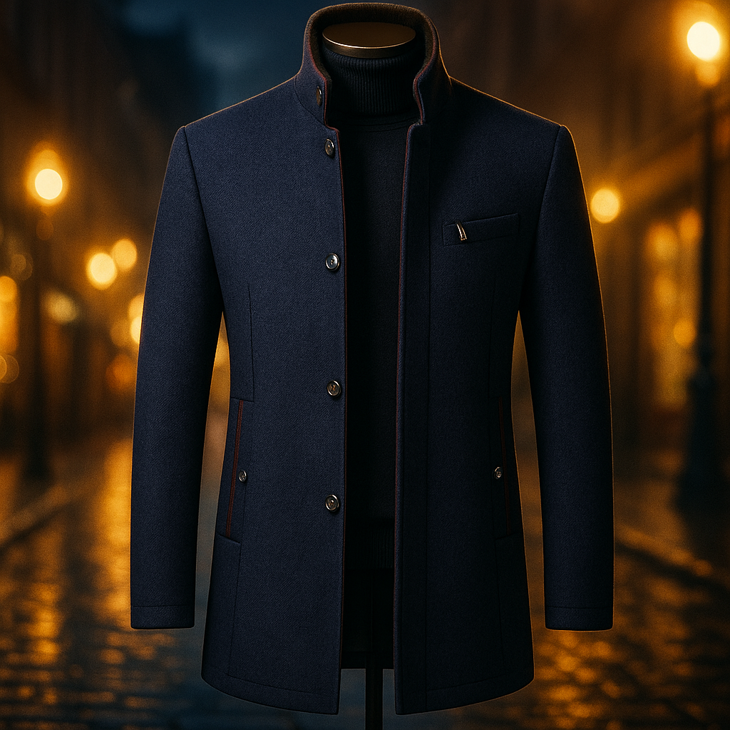 HARRISON OF CALIFORNIA | WOOL BLEND COAT FOR MEN