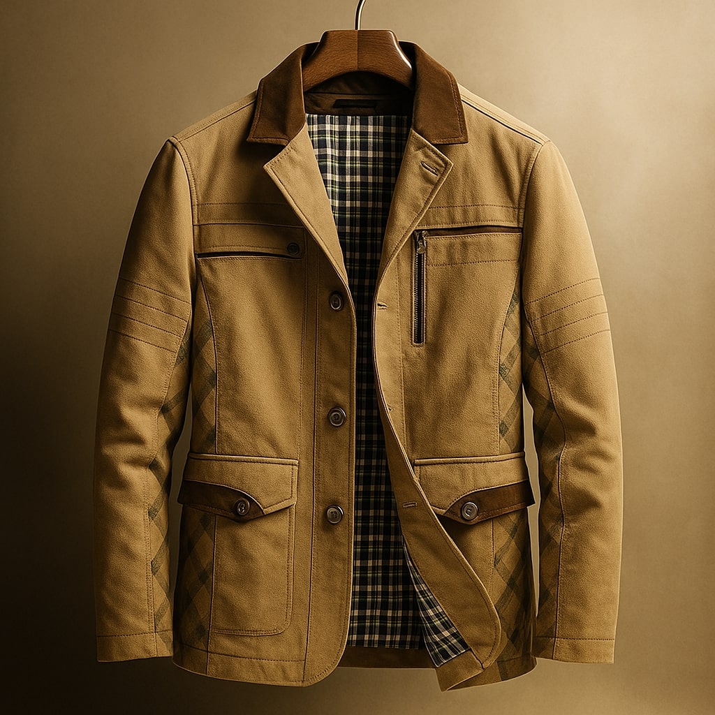 HARRISON OF CALIFORNIA | TWILL FIELD JACKET FOR MEN