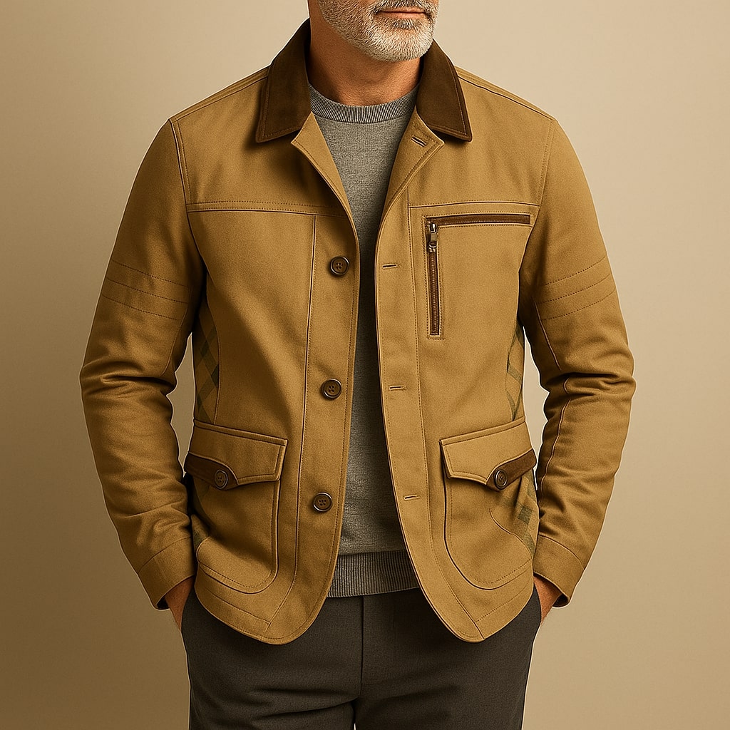 HARRISON OF CALIFORNIA | TWILL FIELD JACKET FOR MEN