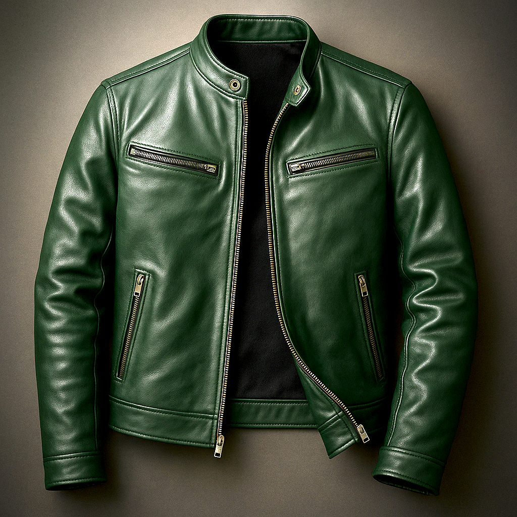 HARRISON OF CALIFORNIA | CLASSIC BIKER JACKET FOR MEN