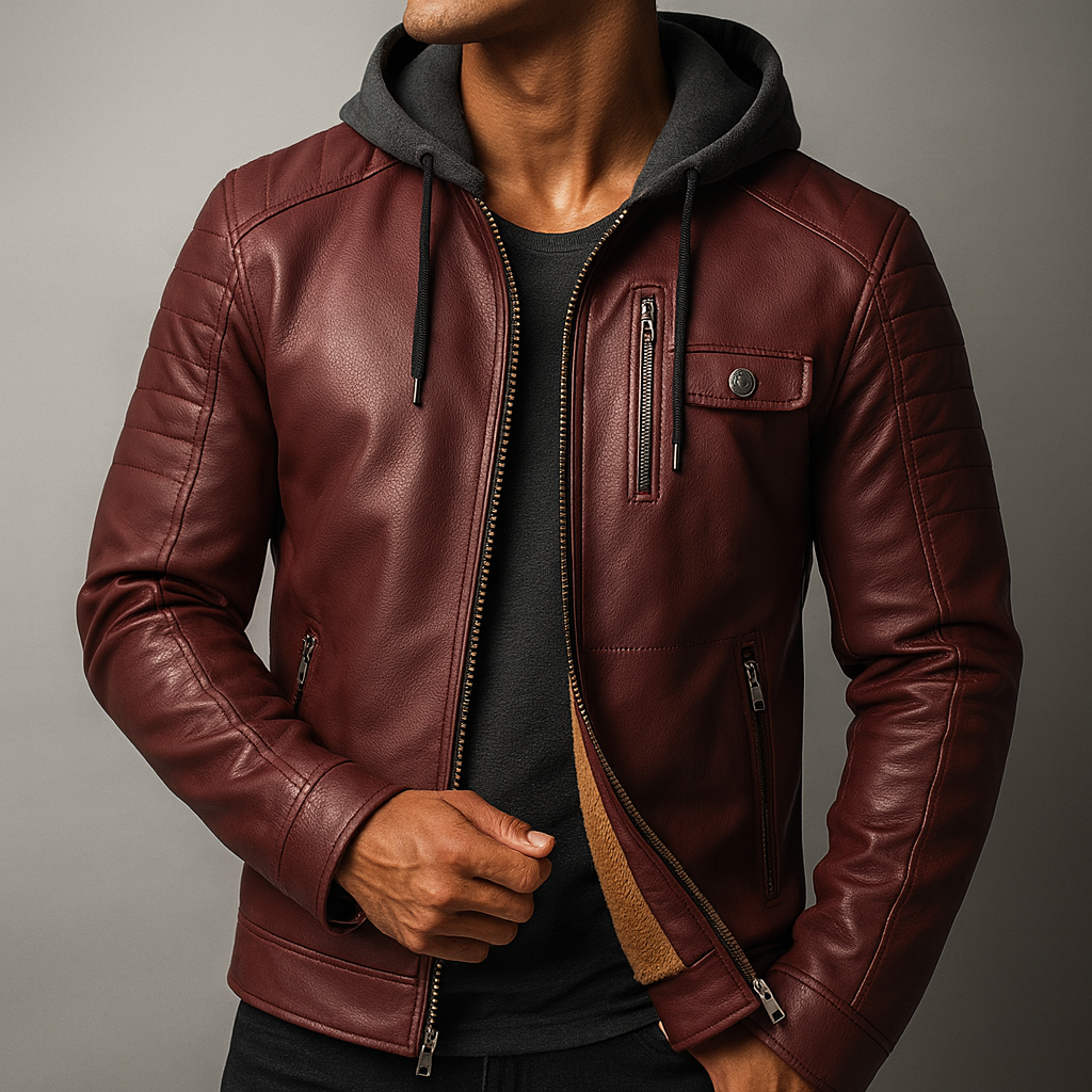 HARRISON OF CALIFORNIA | ELEGANT AND REFINED HOODED JACKET FOR MEN