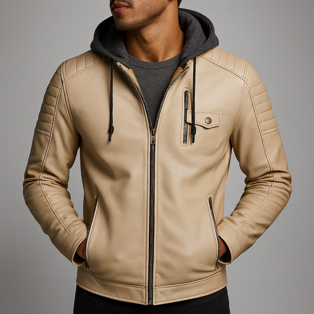 HARRISON OF CALIFORNIA | ELEGANT AND REFINED HOODED JACKET FOR MEN