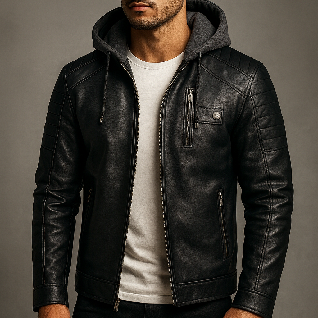 HARRISON OF CALIFORNIA | ELEGANT AND REFINED HOODED JACKET FOR MEN