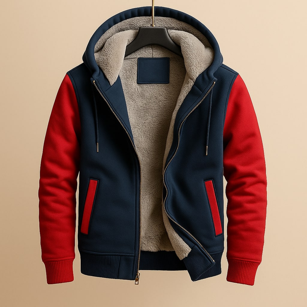 HARRISON OF CALIFORNIA | DOUBLE-LAYERED HOODED JACKET FOR MEN