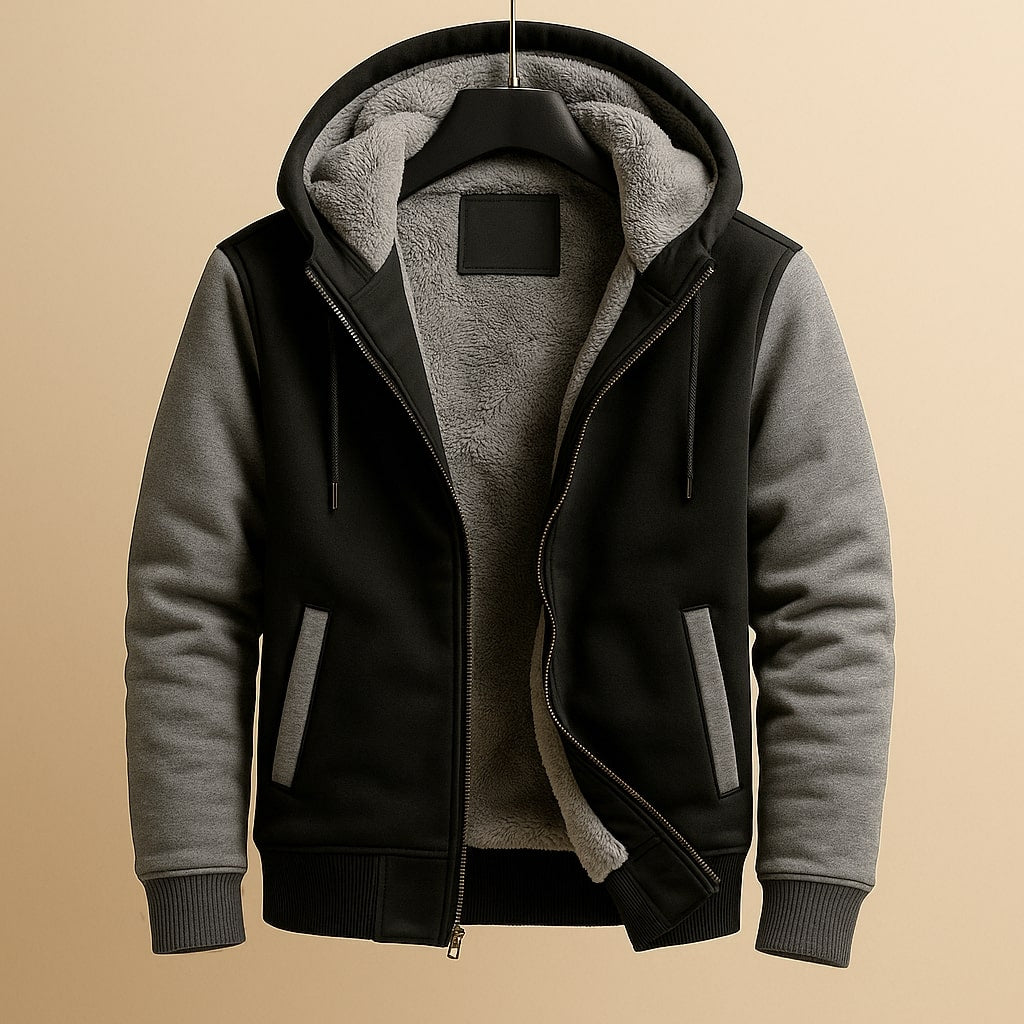HARRISON OF CALIFORNIA | DOUBLE-LAYERED HOODED JACKET FOR MEN