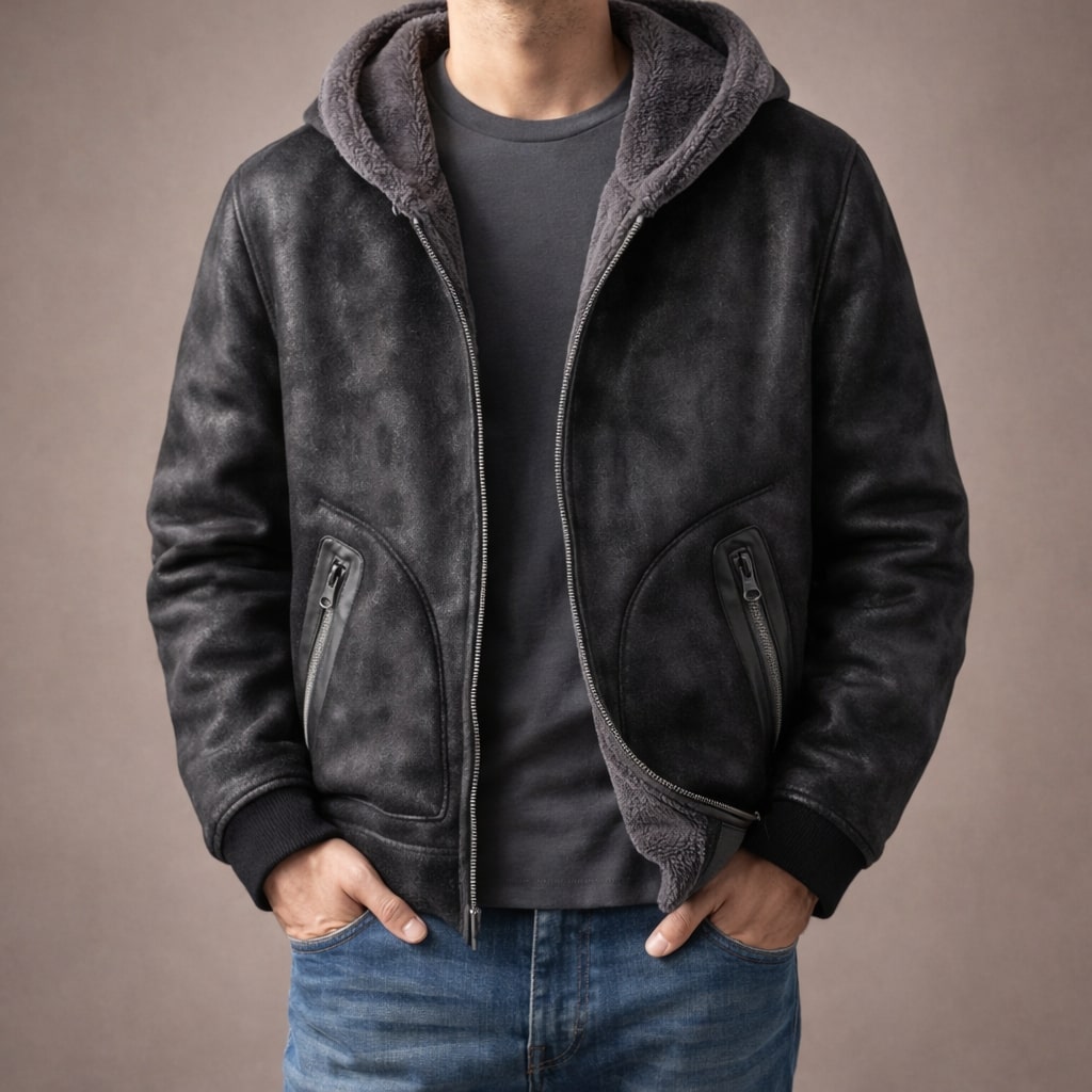 HARRISON OF CALIFORNIA | INSULATED ZIP-UP JACKET FOR MEN