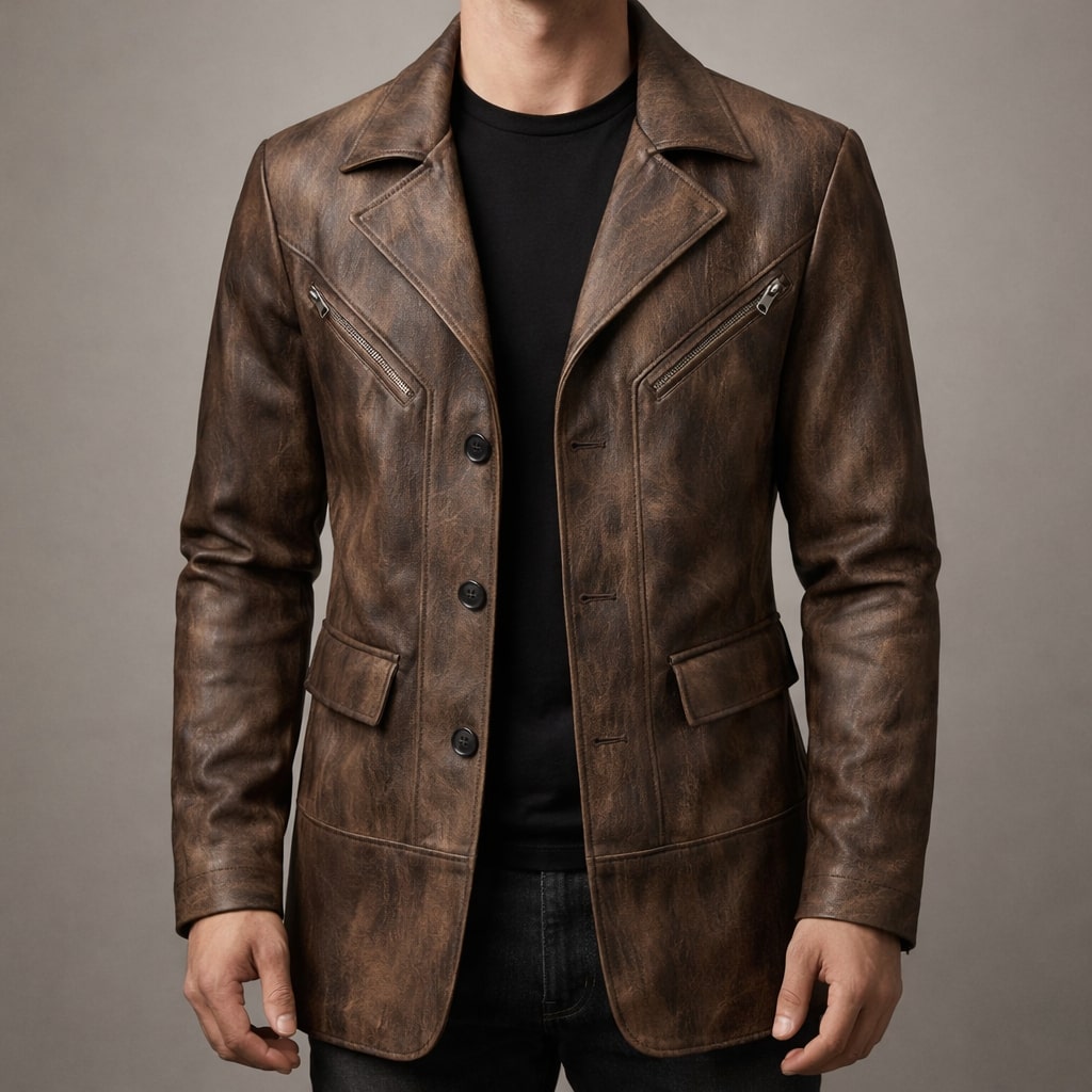 HARRISON OF CALIFORNIA | STRUCTURED PANEL JACKET FOR MEN