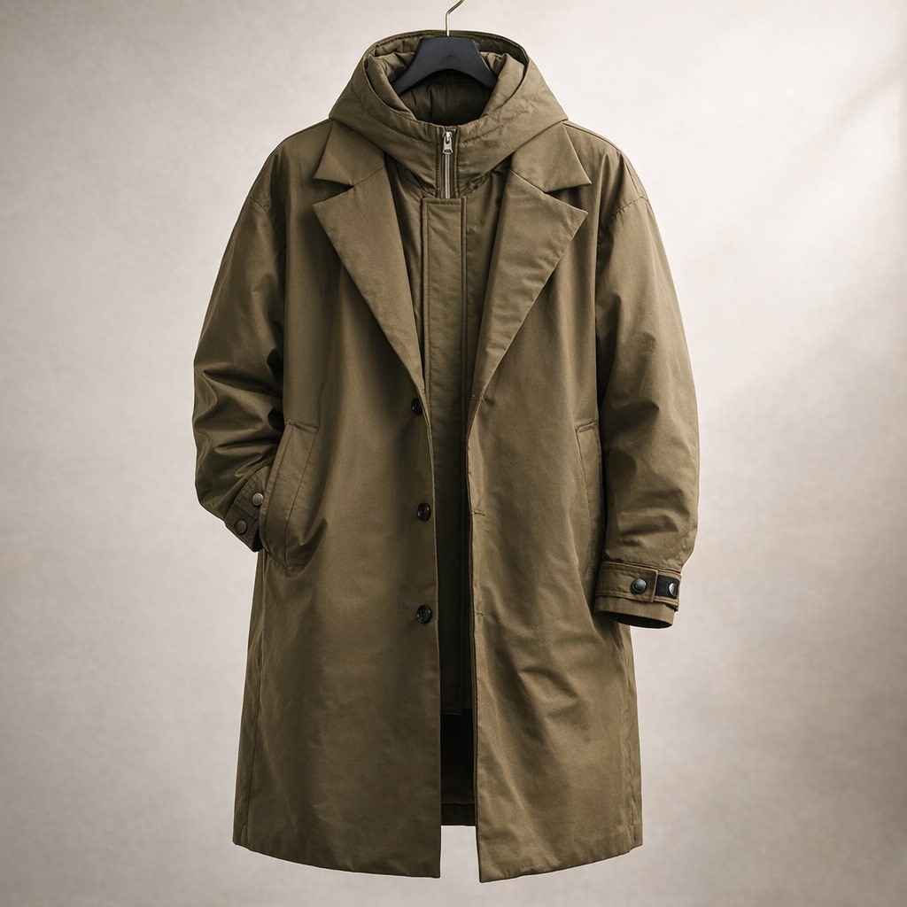 HARRISON OF CALIFORNIA | LONG OVERCOAT FOR MEN