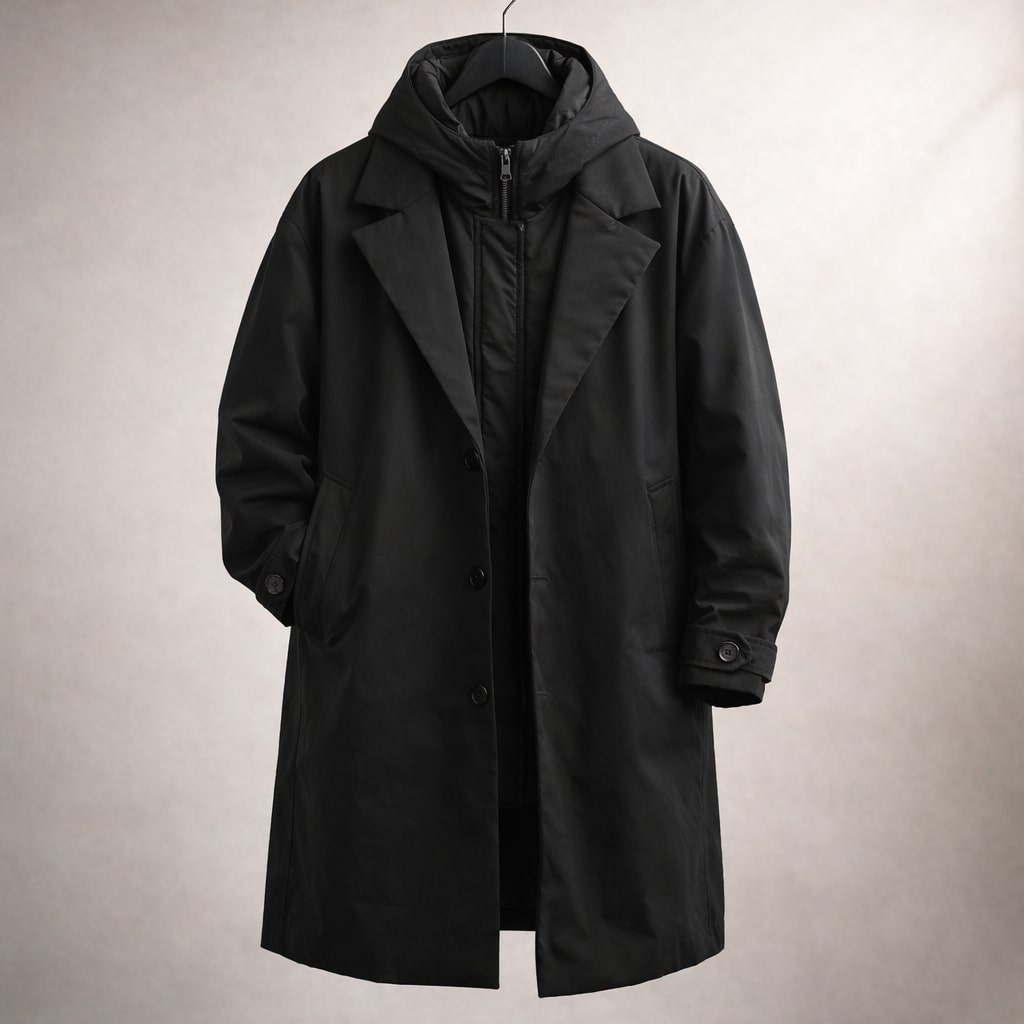 HARRISON OF CALIFORNIA | LONG OVERCOAT FOR MEN