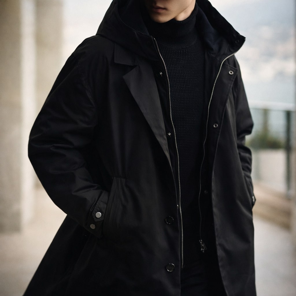 HARRISON OF CALIFORNIA | LONG OVERCOAT FOR MEN