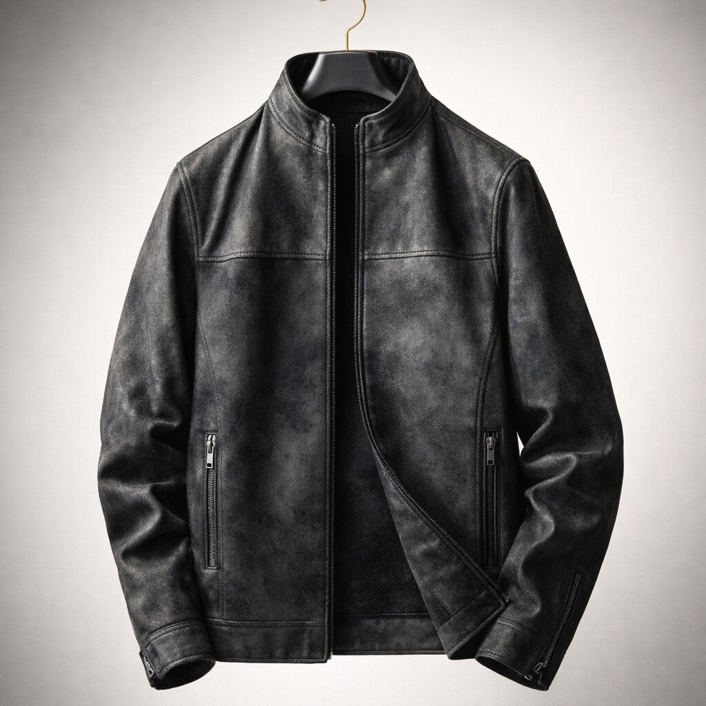 HARRISON OF CALIFORNIA | SLIM FIT MOTORCYCLE JACKET FOR MEN