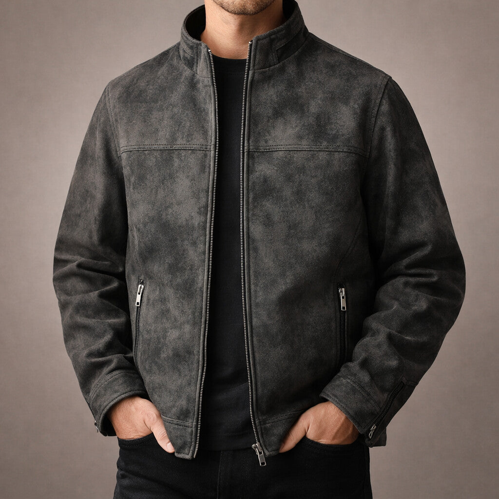 HARRISON OF CALIFORNIA | SLIM FIT MOTORCYCLE JACKET FOR MEN