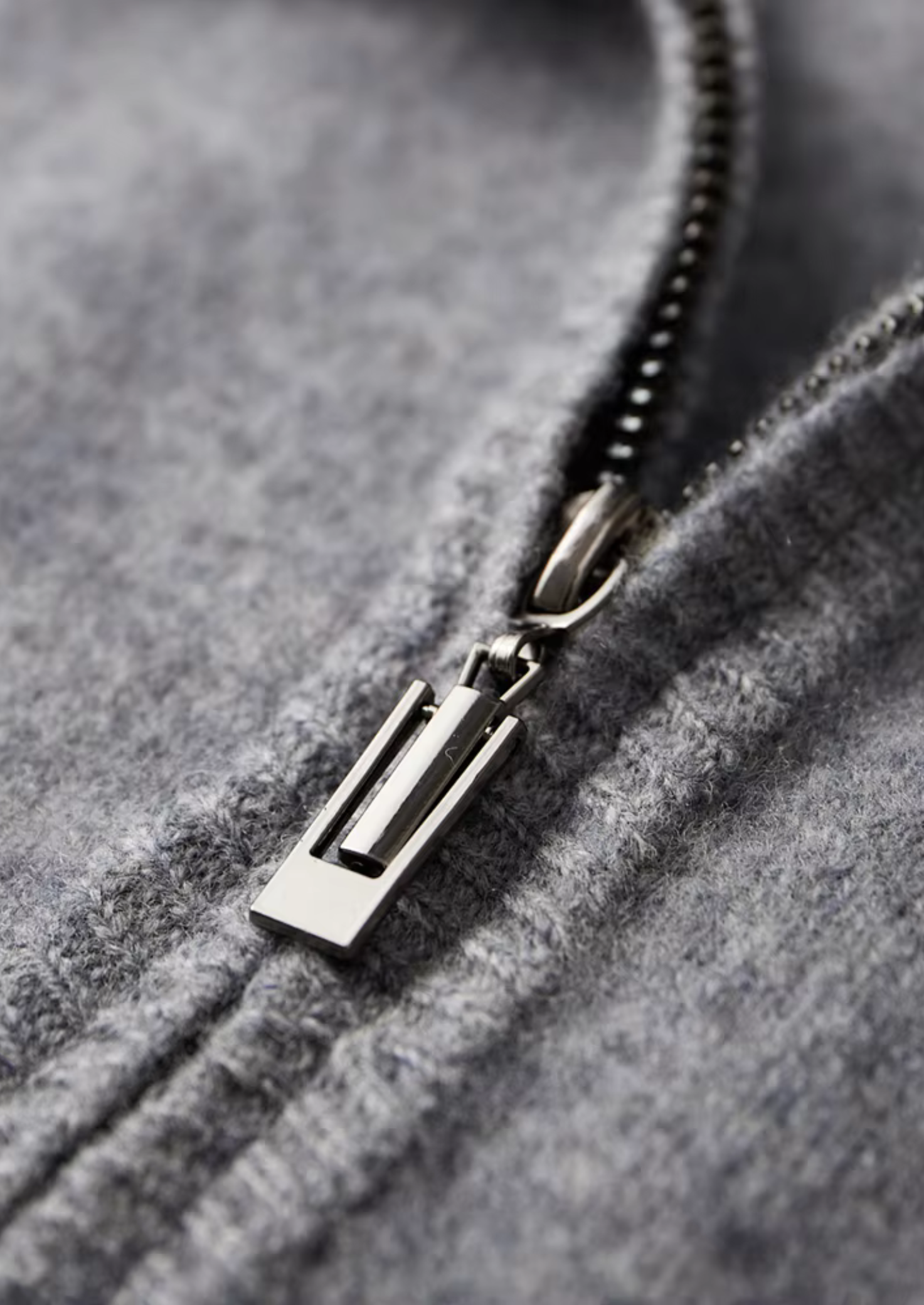 HARRISON OF CALIFORNIA | TWO-TONE ZIP CARDIGAN FOR MEN