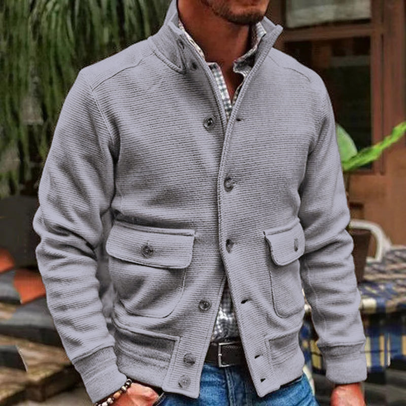 HARRISON OF CALIFORNIA | CLASSIC HIGH COLLAR JACKET FOR MEN