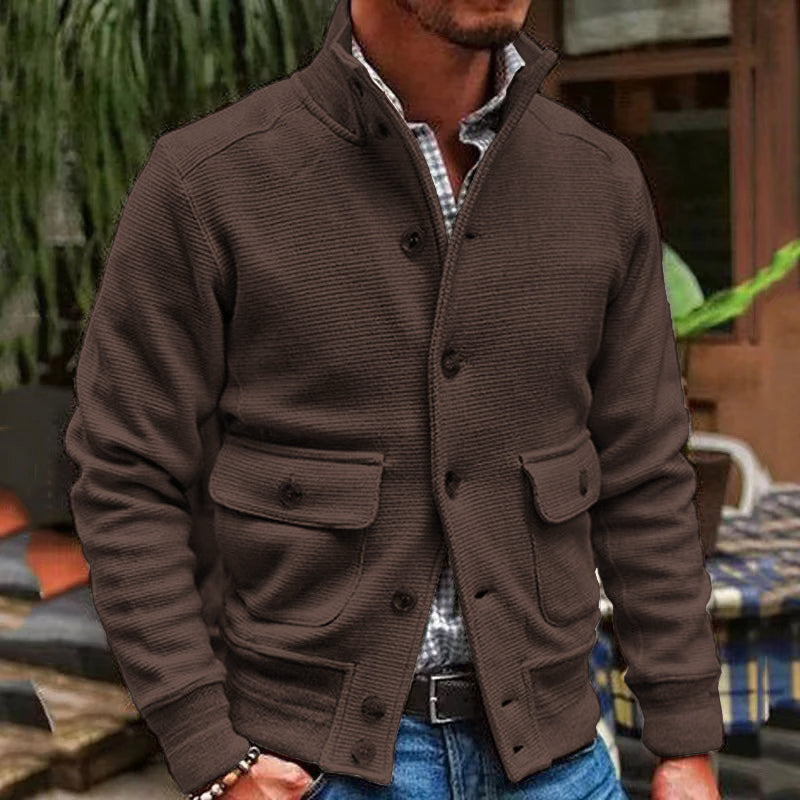 HARRISON OF CALIFORNIA | CLASSIC HIGH COLLAR JACKET FOR MEN