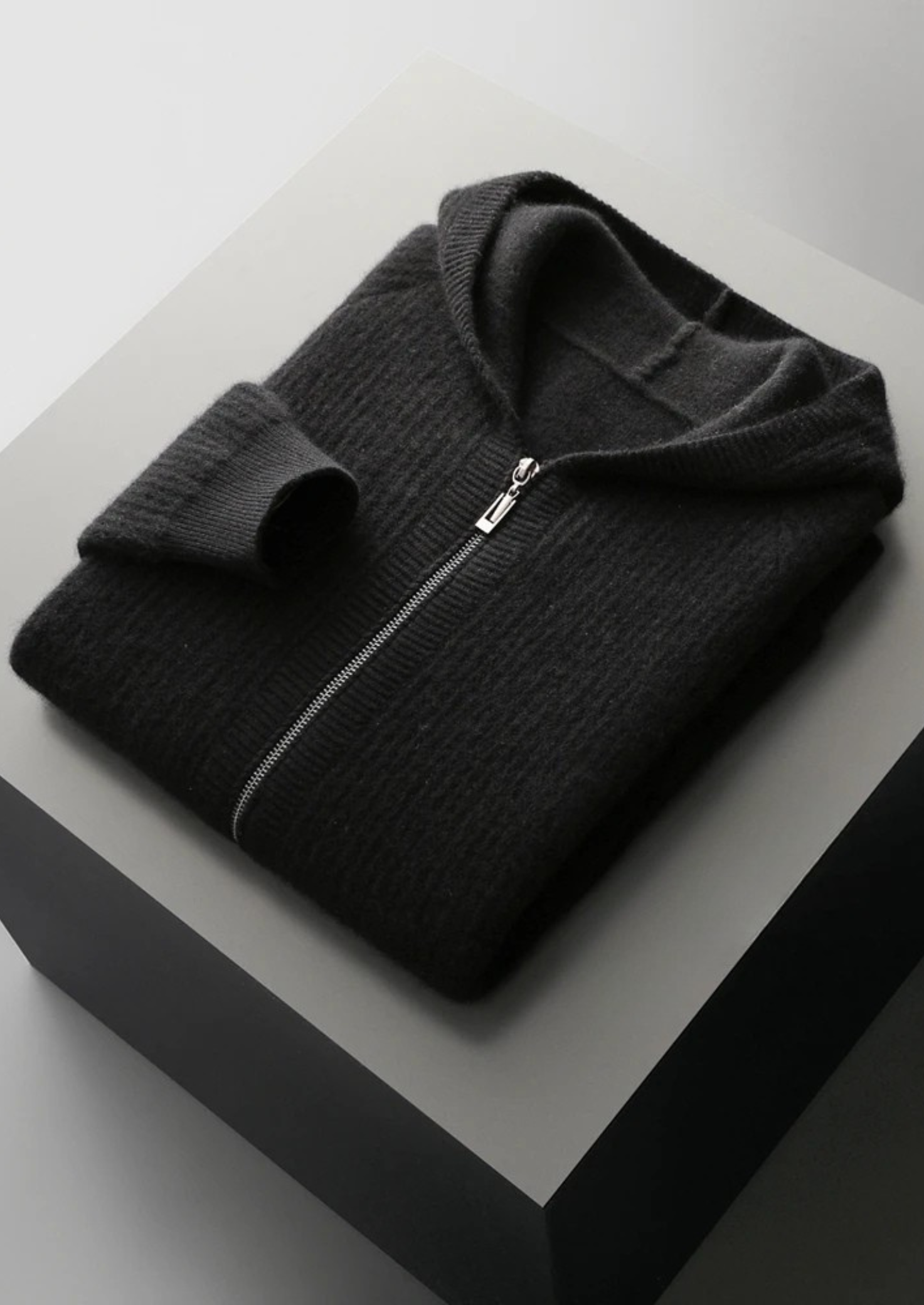 HARRISON OF CALIFORNIA | RIBBED ZIPPER VEST FOR MEN