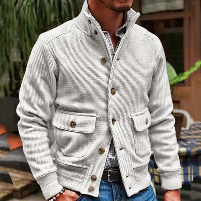 HARRISON OF CALIFORNIA | CLASSIC HIGH COLLAR JACKET FOR MEN