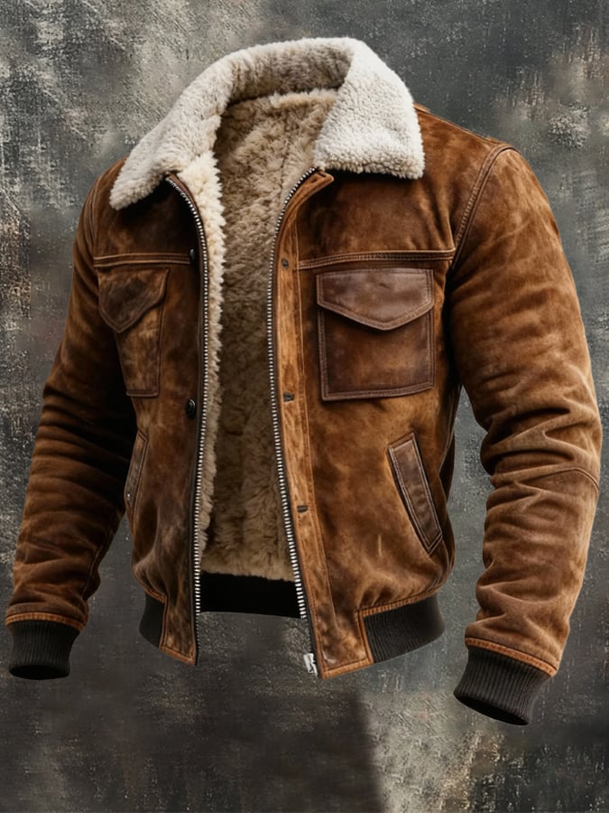 HARRISON OF CALIFORNIA | SHERPA LINED JACKET FOR MEN