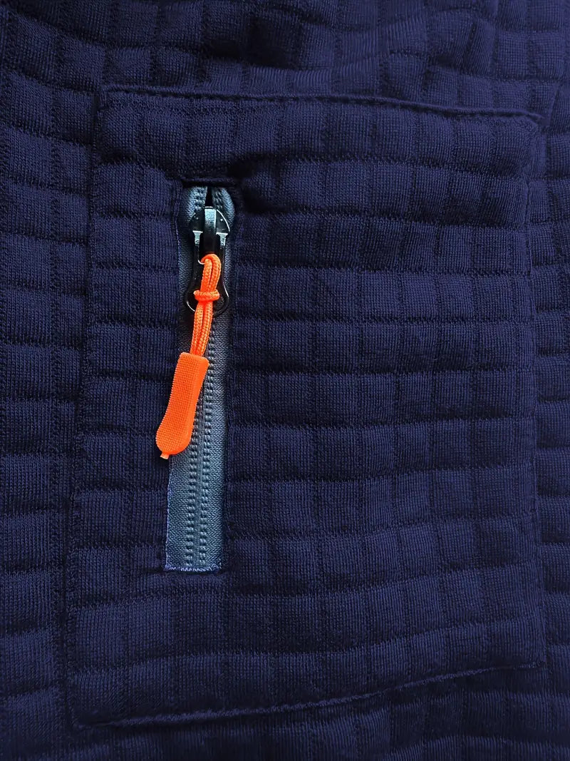 HARRISON OF CALIFORNIA | LONG SLEEVE TEXTURED POLO