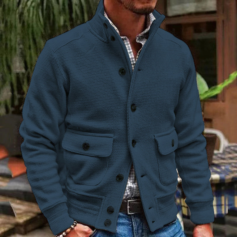 HARRISON OF CALIFORNIA | CLASSIC HIGH COLLAR JACKET FOR MEN