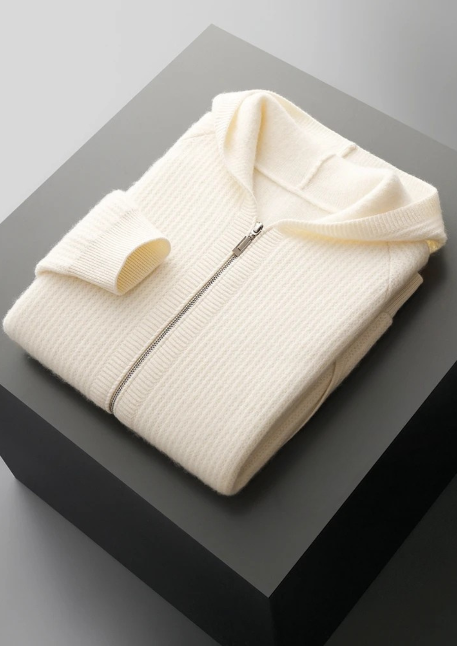 HARRISON OF CALIFORNIA | RIBBED ZIPPER VEST FOR MEN
