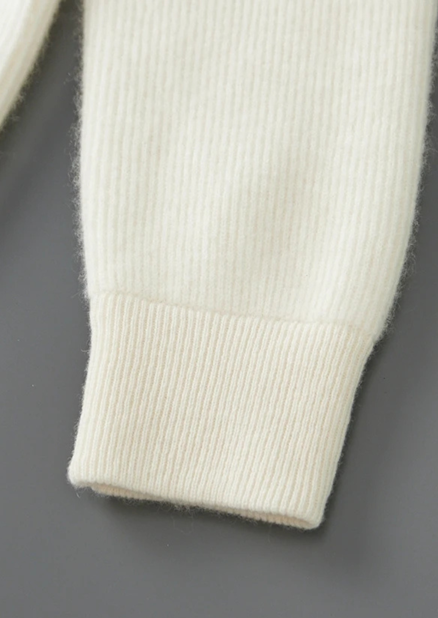 HARRISON OF CALIFORNIA | RIBBED ZIPPER CARDIGAN FOR MEN