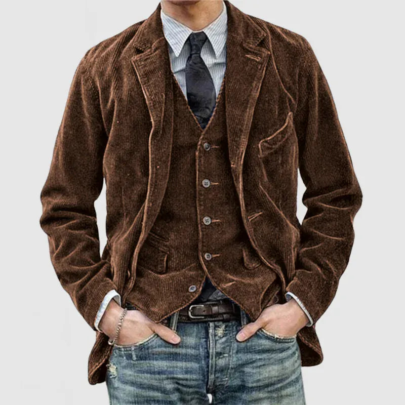 HARRISON OF CALIFORNIA | CORDUROY SUIT SET FOR MEN