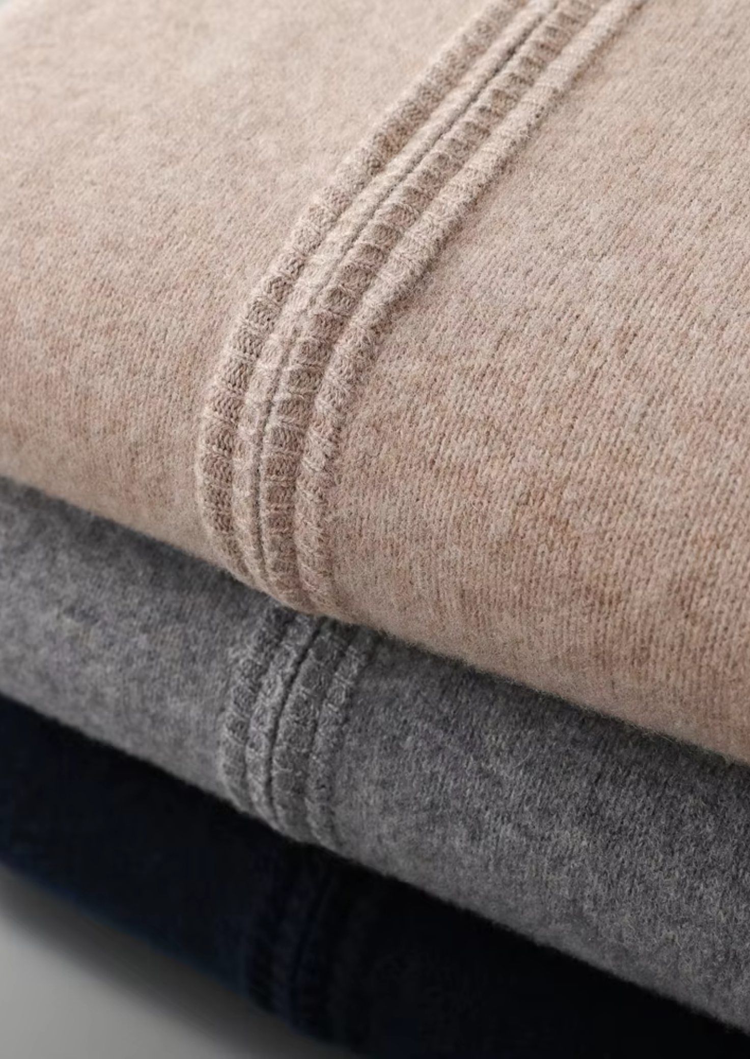 HARRISON OF CALIFORNIA | TWO-TONE ZIP CARDIGAN FOR MEN