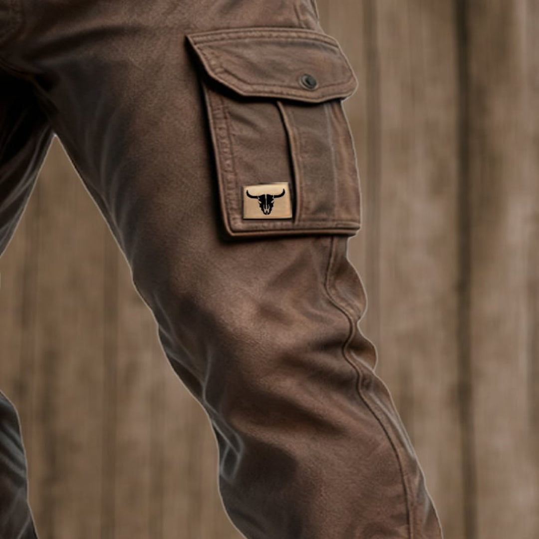 HARRISON OF CALIFORNIA | DOUBLE-LAYER CARGO PANTS FOR MEN