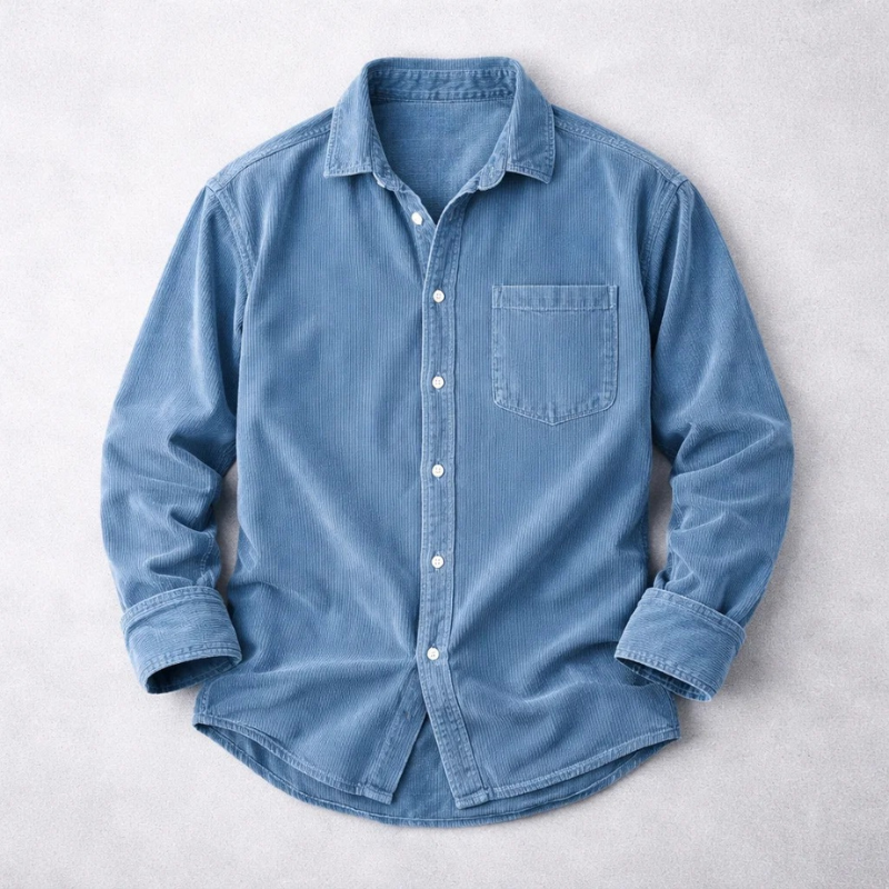 HARRISON OF CALIFORNIA | CLASSIC ELEGANT CORDUROY SHIRT FOR MEN